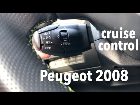 How to use cruise control (normal) on the Peugeot 2008 GT line 1.2 PureTech 130 hp