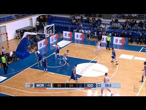 Marko Ljubičić pulls off an old trick (Mornar - Igokea, 13.11.2017)