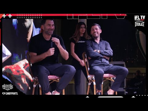 'YOU PULLED HIM OUT!' - EDDIE HEARN IS ROASTED BY HECKLER AS HE EXPLAINS WHY AJ v FURY DIDN'T HAPPEN