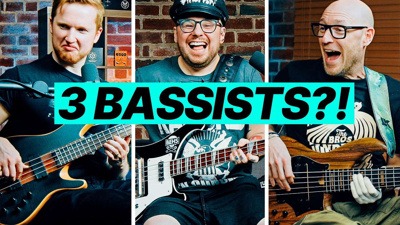 3 Bassists Learn “Take On Me” as Fast as Possible