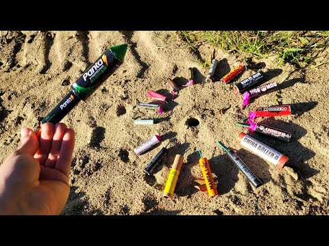 Was PASSIERT, wenn ich eine RAKETE und BÖLLER unter der ERDE ZÜNDE? - Experiment