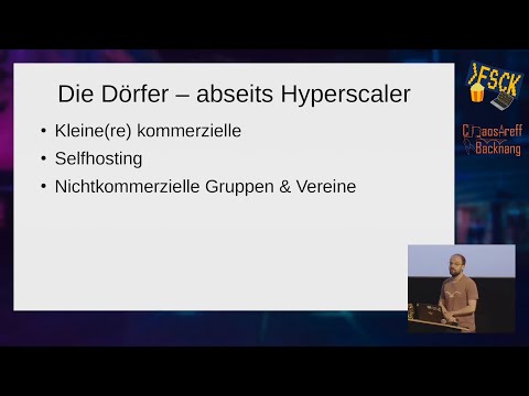 Video Thumbnail: FSCK 2026 - Digitale Souveränität selbst gelebt - Internetdienste gemeinschaftlich betreiben