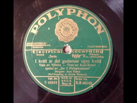 I kväll är det gastarnas egen kväll - Sång Harry Persson