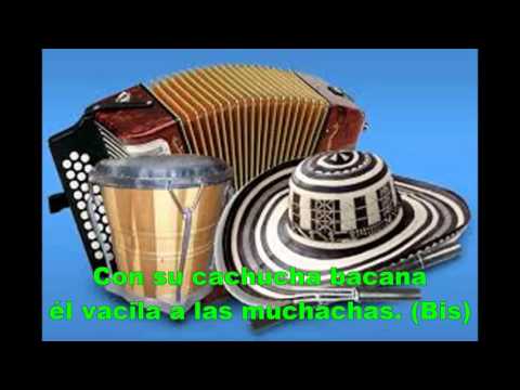 La cachucha bacana Alejo Duran LETRA