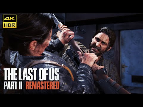 Tommy kills Manny and Almost Kills Abby - The Last of Us 2 Remastered [PS5 4K HDR]