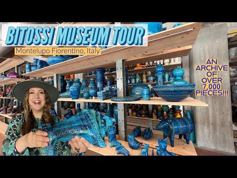 A TOUR OF THE BITOSSI MUSEUM! | Italian Pottery | Over 7,000 Pieces! | Montelupo Fiorentino, Italy