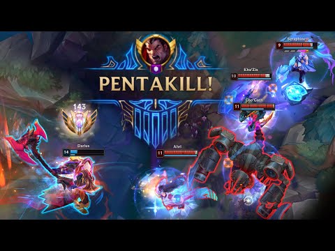 Best PENTA LoL Montage (Outplay, Darius, Yunara, Draven, Zed, Sett, Briar) #446
