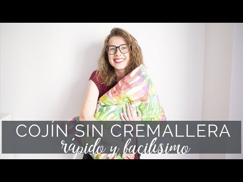 Cómo hacer un cojín sin cremallera ¡rápido y fácil!