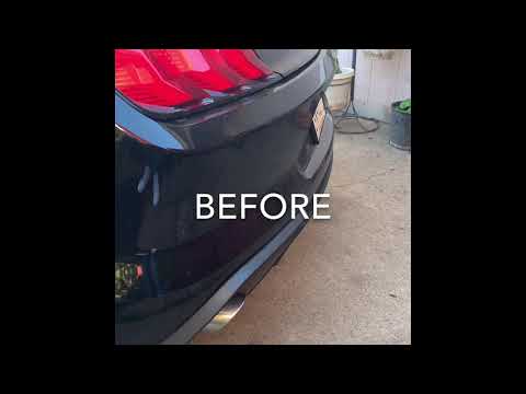 2019 Mustang Ecoboost gets Borla Stinger S-Type Axleback Exhaust - Before and After