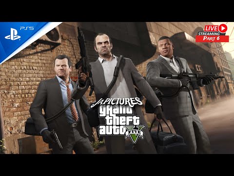 ( GTA 5) grand theft auto 5 gameplay walkthrough part 6 ( PS5 4k 60fp) 2025 livestream