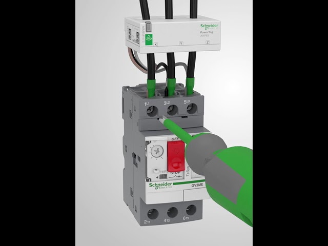 schneider electric Energiamittari din powertag flex 63a 3p ylä/ala-a
