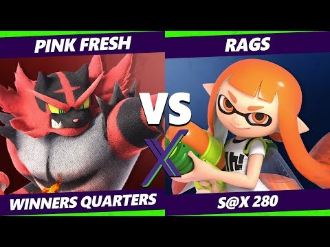 Smash Ultimate Tournament - VGBC | Pink Fresh (Incineroar) Vs. Rags (Inkling) - S@X 280 SSBU WQ