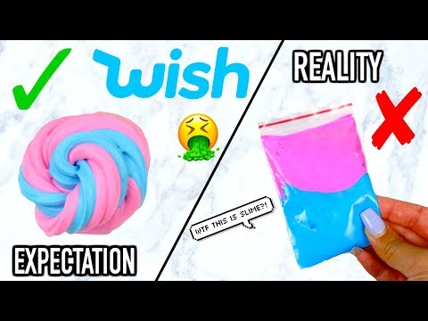 $1 WISH Slime Review! Is Wish a Scam?!? Video