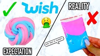 $1 WISH Slime Review! Is Wish a Scam?!?