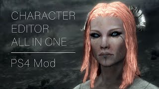 Skyrim Mod I PS4 I Character Creation - All In One Cutomization Pack (Preview)