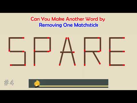 Can you make another word from the existing one? | Matchstick Word Puzzles #62 | Brain Teaser