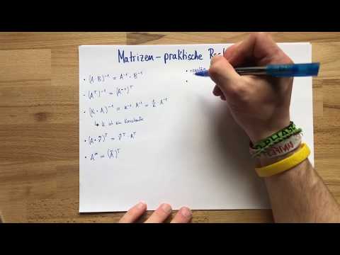 Matrizen - praktische Rechenregeln / Tipps | Höhere Mathematik
