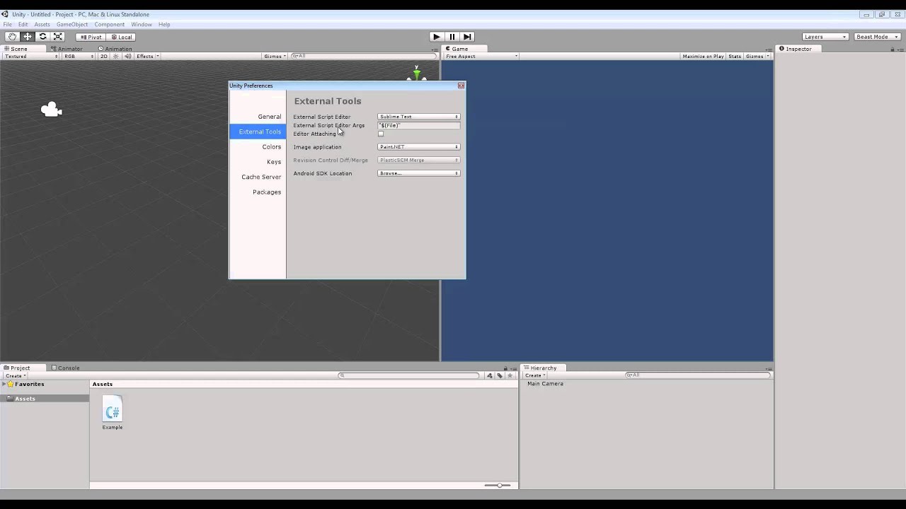 Unity Quick Tip - External Script Editor