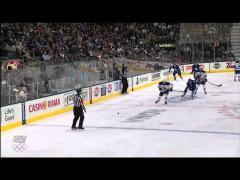 Tyler Bozak Scores - Oilers @ Leafs - 02/06/2012