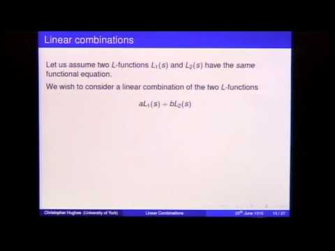 International Conference in Number Theory and Physics - Chris Hughes