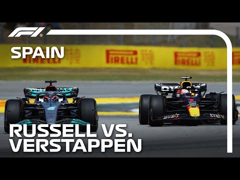Russell And Verstappen Duel in Barcelona | 2022 Formula 1 Season