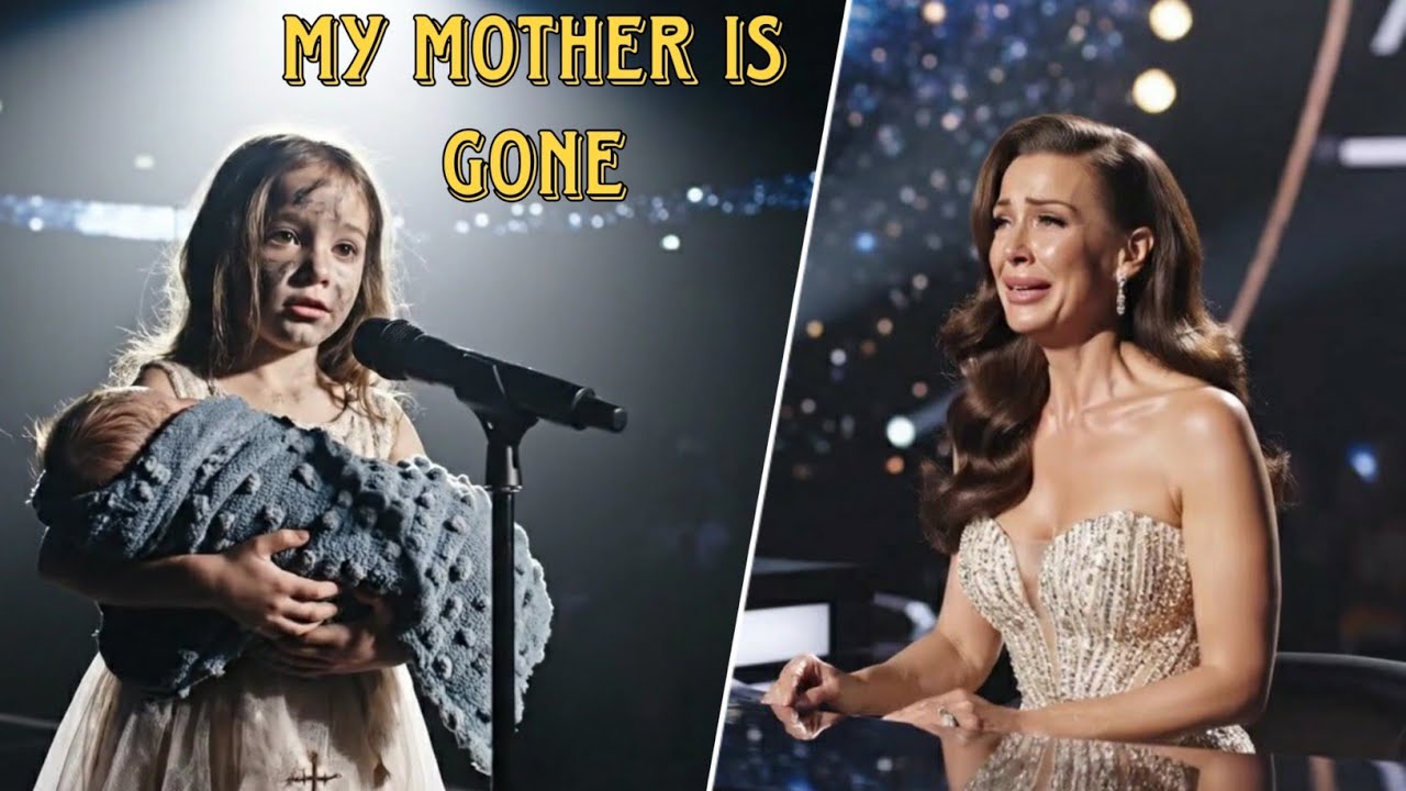 A homeless child lost her mother and sang a song about the mother that made the announcer cry on AGT