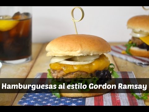 Hamburguesas al estilo Gordon Ramsay. Receta