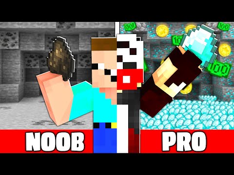 NOOB vs PRO: NOOB ZORLUK SEVİYESİ !! - Minecraft