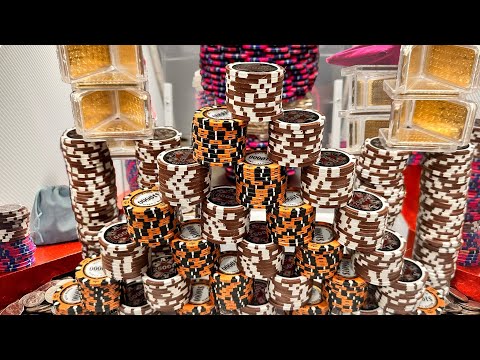 1 quarter challenge $1 million dollars buy in high limit coin pusher