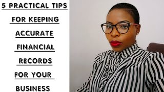 Dear fashion designer, 5 practical tips for keeping accurate financial records for your business
