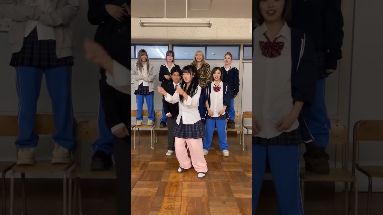 【一生友子コラボ】ゆなの動きを真似するゲームが面白すぎたwwww#おさき #さくら #ゆのん #あみか#ウンパルンパ