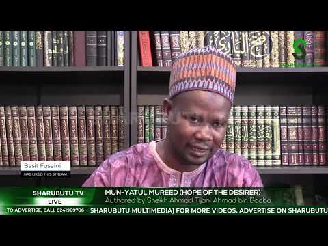Mun-yatul Mureed (Day 01) - Sheikh Tijani Sharubutu