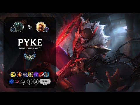 Pyke Support vs Leona - EUW Challenger Patch 13.15