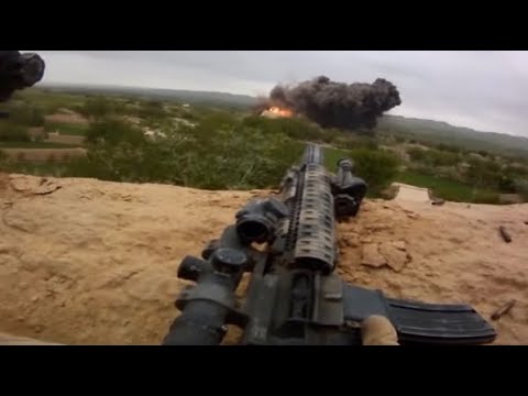 marsoc marine raiders combat footage - helmet cam firefighter with talibat Afghanistan war
