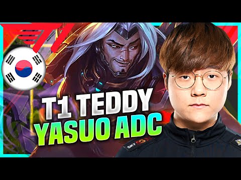 TEDDY IS SO CLEAN WITH YASUO! - T1 Teddy Plays Yasuo ADC vs Jhin! | KR SoloQ Patch 10.22