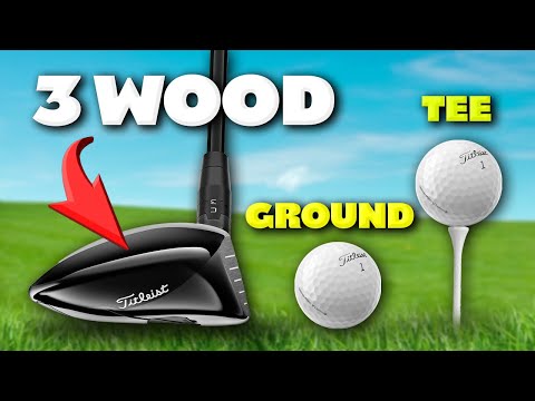 PURE your 3 wood off the GROUND AND TEE