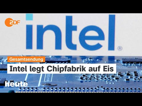 heute 19:00 Uhr vom 17.09.2024 Intel stoppt Chipfabrik-Bau, Kanzlerkandidat Merz, Hochwasser