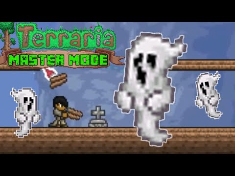 NEW GHOST ENEMIES TERRORIZING MY WORLD! - Terraria 1.4 Master Mode (PART 1) - MabiVsGames