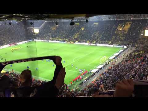 Borussia Dortmund 4:4 FC Schalke 04 - Derby 25.11.17 Schalke Fans nach dem Spiel