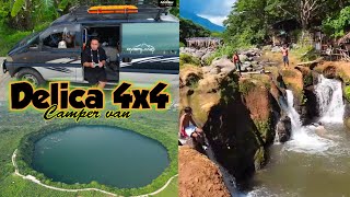 PAENG FALLS AT TIKUB LAKE WITH DELICA 4X4 CAMPER VAN #paengfalls #tikublake