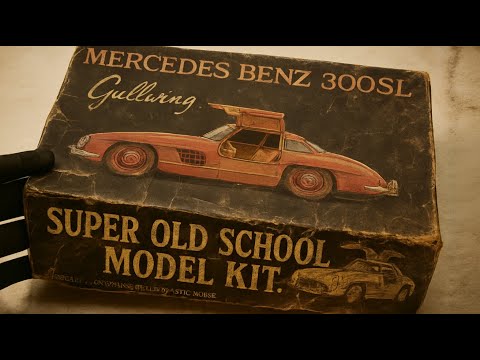 Building a Vintage Model Car  | Revell Mercedes 300SL Gullwing  1/12 | What Is the Current Price?