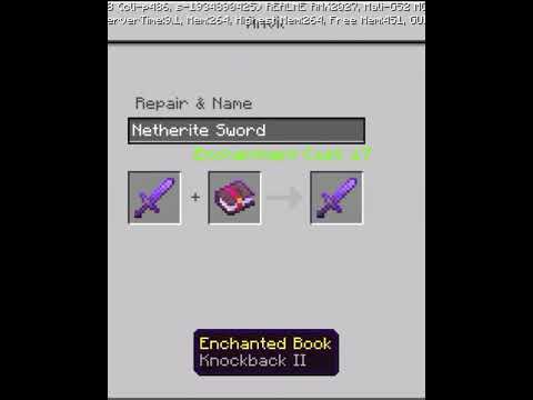 How to make your Minecraft sword overpowered enchantments