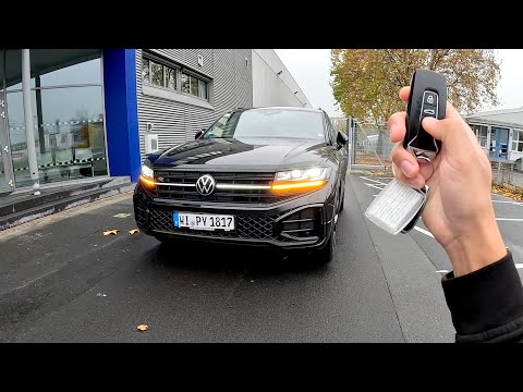 2024 VW TOUAREG R-Line V6 TDI (286 PS) POV Drive on German Autobahn | *TOPSPEED*