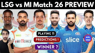 Mumbai to Finally beat Lucknow? MI vs LSG Preview 