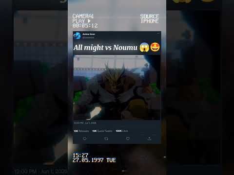 All might vs Noumu 😱🤩|my hero academia #shorts season 1#mha #anime #myheroacademia #edit