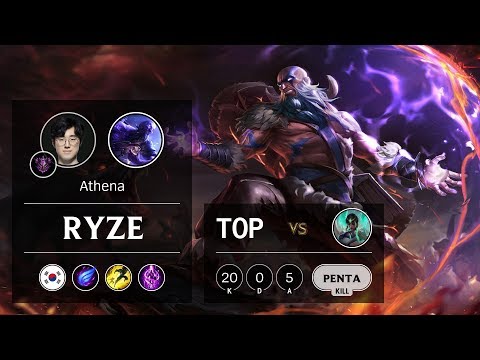 Ryze Top vs Karma - KR Master Patch 9.18