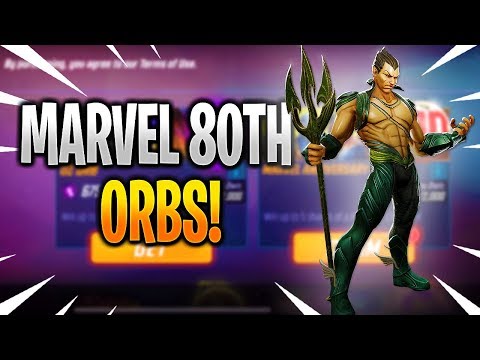 Marvel 80th Orb Opening! - MARVEL Strike Force - MSF