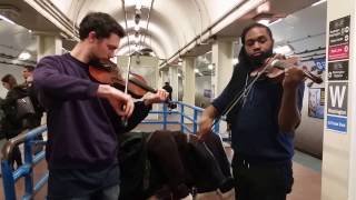 Classical Mo Javi and James Rey #chicago #WCTA #WCTAchicagoundergroundsound #cta #busker #subway