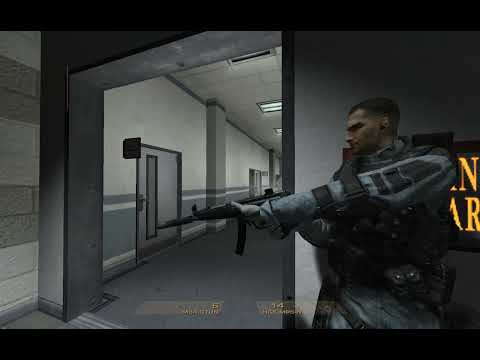 Tom Clancy's Rainbow Six: Vegas Gameplay - Terrorist Hunt - Library - Heckler & Koch MP5-N