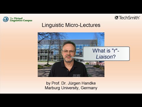 PHY_010 - Linguistic Micro-Lectures: "r"-Liaison